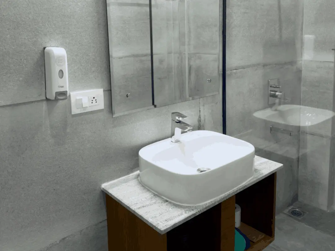 Bathroom with basin